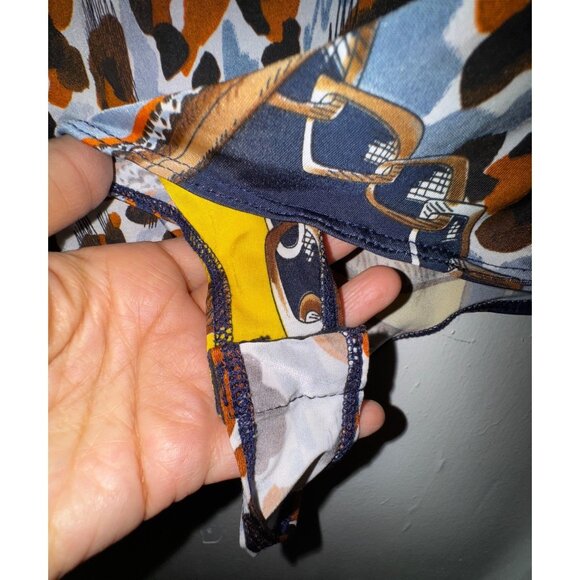 Fashion Nova XL Chain & Leopard Print Bodysuit With Keyhole Detail Stretch Top - Picture 5 of 5